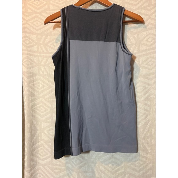 Derek Lam 10C Athleta Tank Top Women's L Gray Colorblock‎ Sleeveless Athletic - Picture 5 of 7